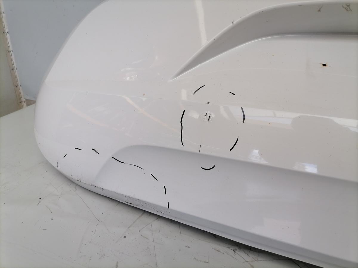 Seat Mii original Sto&szlig;stange Stossf&auml;nger hinten LB9A Candyweiss Bj.2012